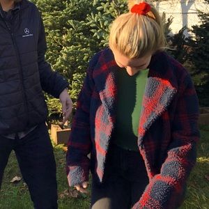 Cozy Plaid Sherpa Jacket